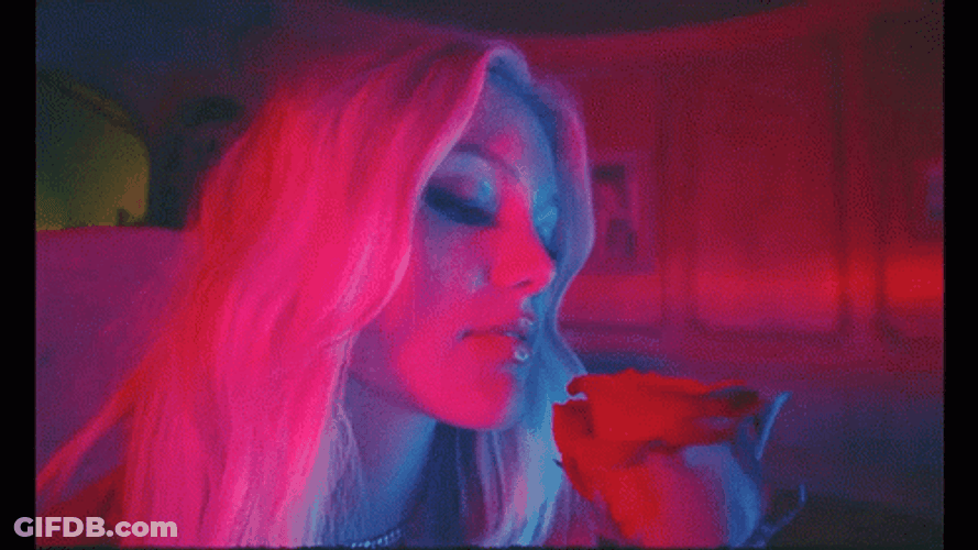 Olivia Holt Red Rose GIF