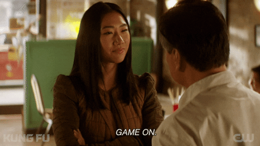 Olivia Liang Kung Fu Game On GIF