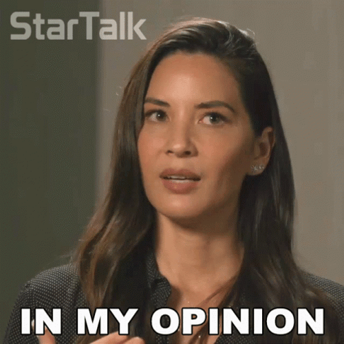 Olivia Mun That's My Opinion GIF