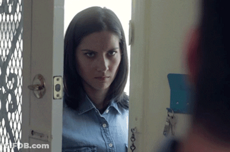 Olivia Munn Death Stare GIF