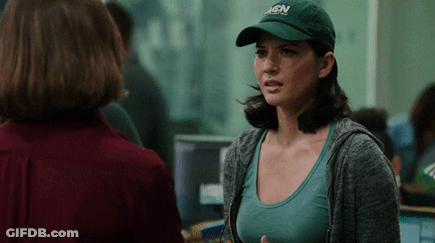 Olivia Munn Hand Gesture GIF