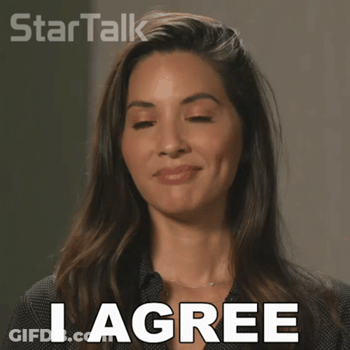 Olivia Munn I Agree GIF