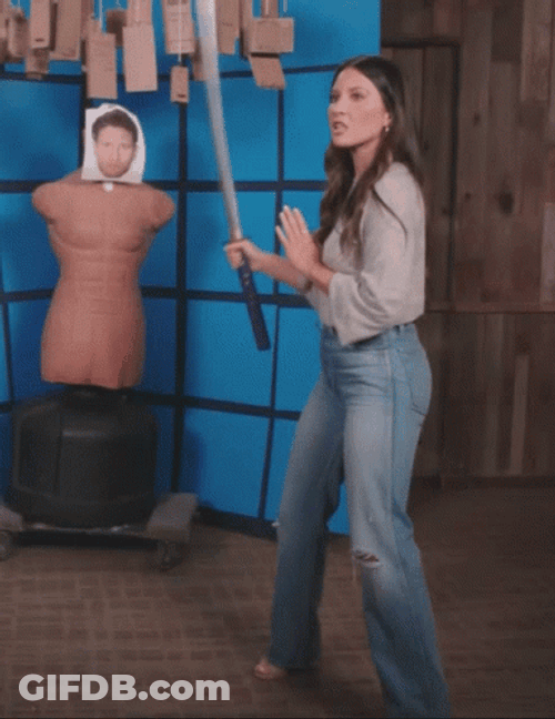 Olivia Munn Katana Sword GIF
