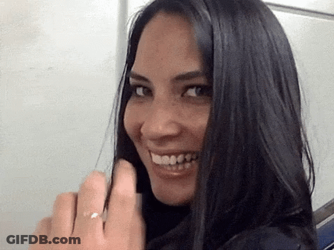 Olivia Munn Laughing Teeth Out GIF
