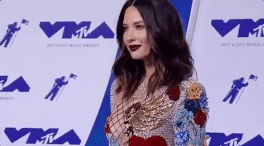 Olivia Munn VMA Red Carpet GIF
