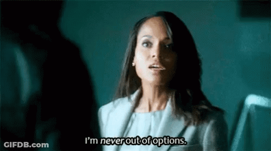 Olivia Pope Im Never Out Of Options GIF