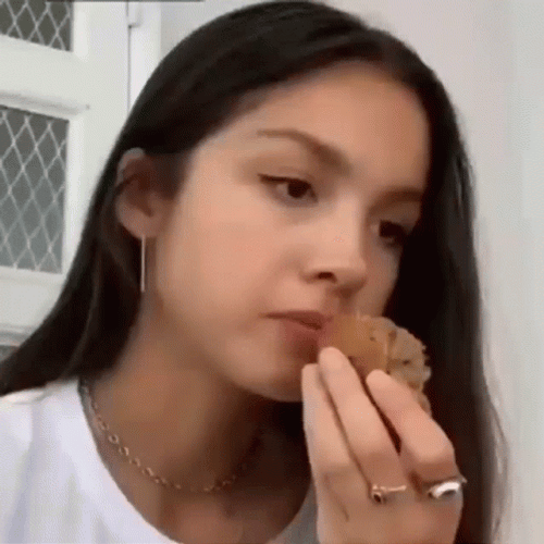 Olivia Rodrigo Eating GIF