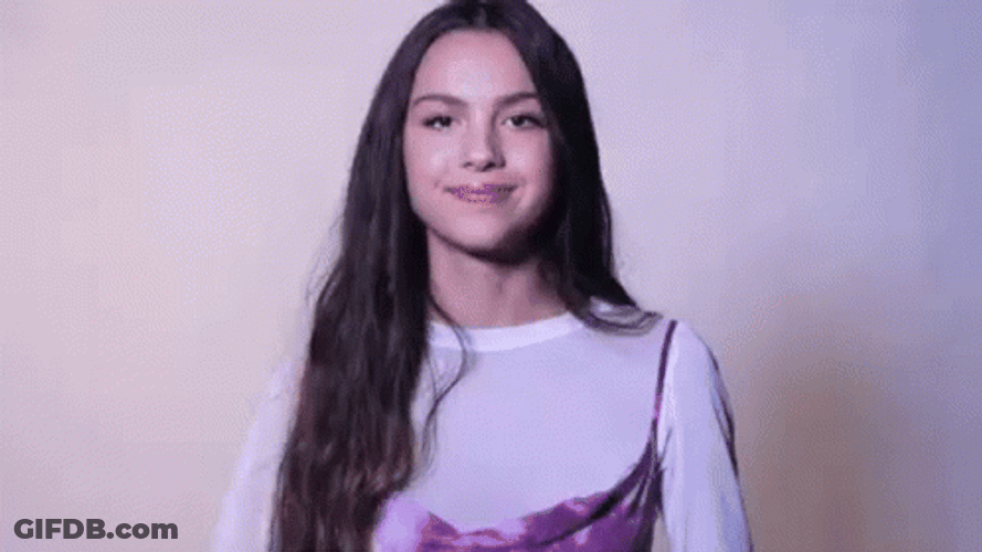 Olivia Rodrigo Thumbs Up GIF