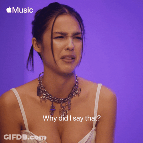 Olivia Rodrigo Why Say That GIF
