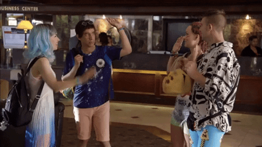 Olivia Wild High Five GIF