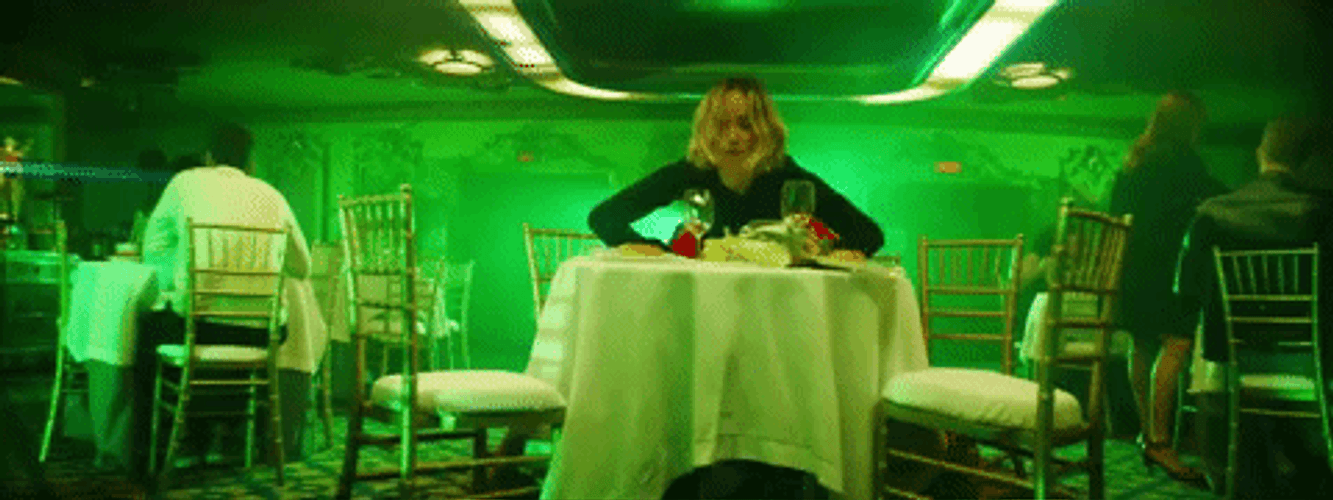 Olivia Wilde Crushing The Table GIF