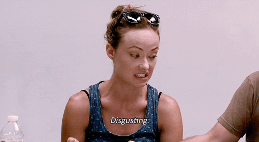 Olivia Wilde Feels Disgusted GIF