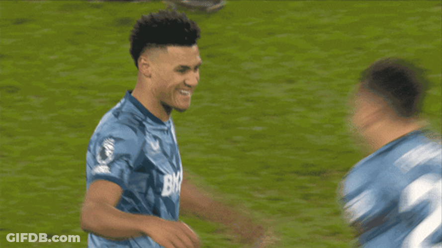 Ollie Watkins Hugging Team GIF