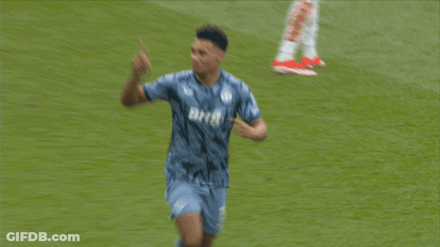 Ollie Watkins Pointing His Self GIF