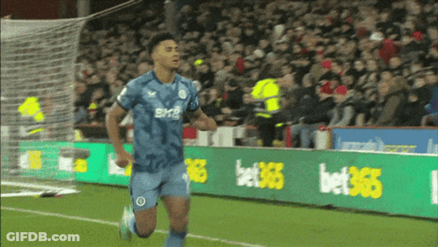 Ollie Watkins Running To The Pole GIF