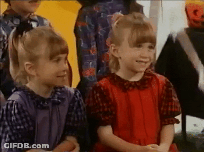 Olsen Twins Holding Magic Wand GIF
