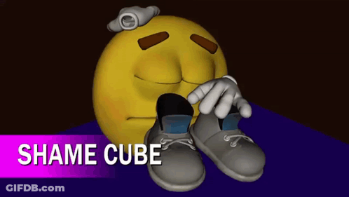 Olympia Cube With Person GIF