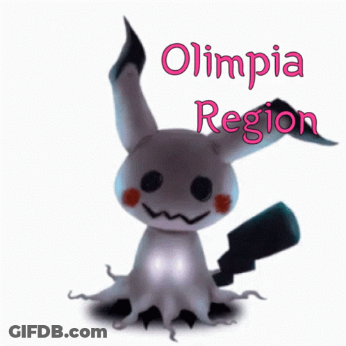 Olympia Region Logo With White Bunny GIF