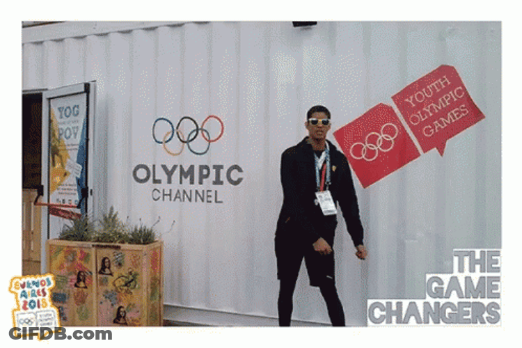 Olympic Channel Floss Dance GIF