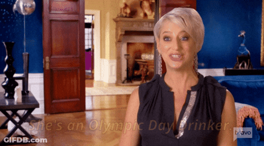 Olympic Day Drinking Dorinda Medley GIF