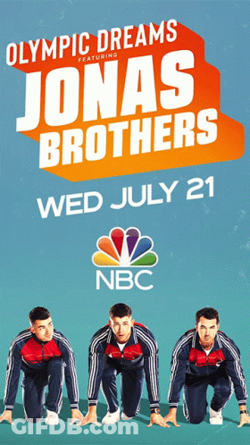 Olympic Dreams Ad Featuring Jonas Brothers GIF