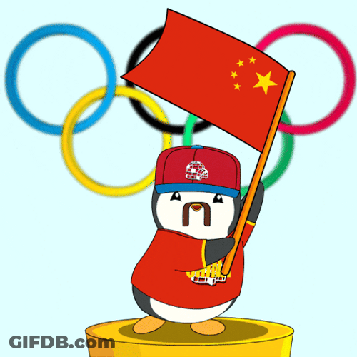 Olympic Rings China Represent GIF