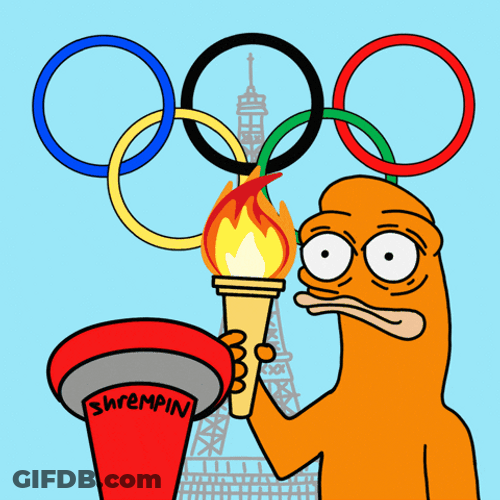 Olympic Rings Lighting The Torch GIF