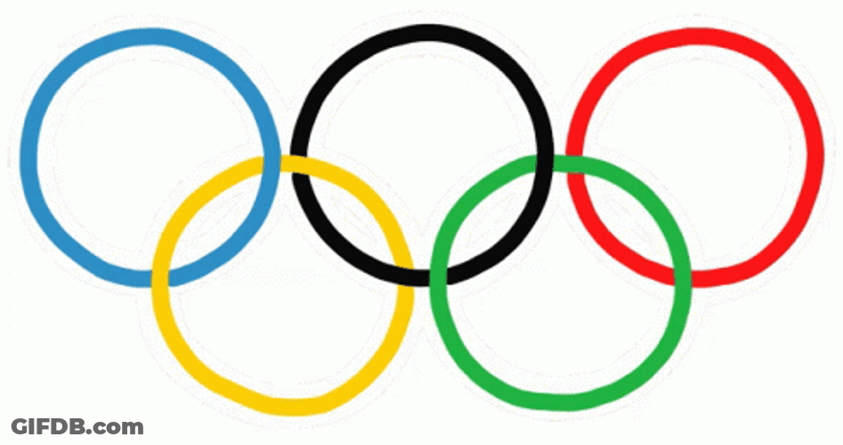 Olympic Rings Static Motion GIF