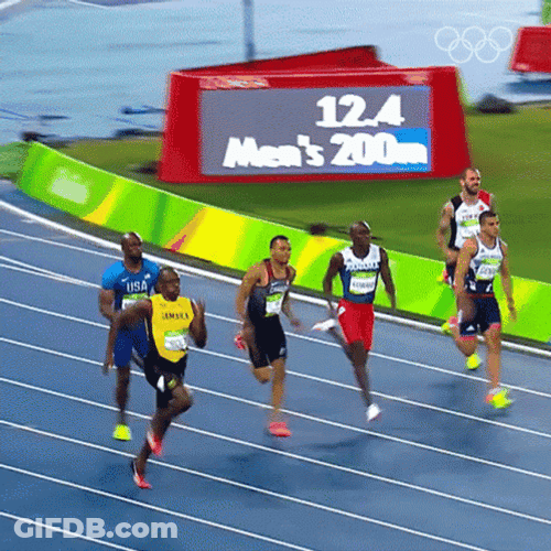 Olympic Running Race GIF