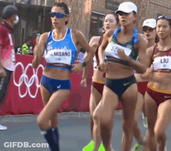 Olympic Speed Walking Competition GIF