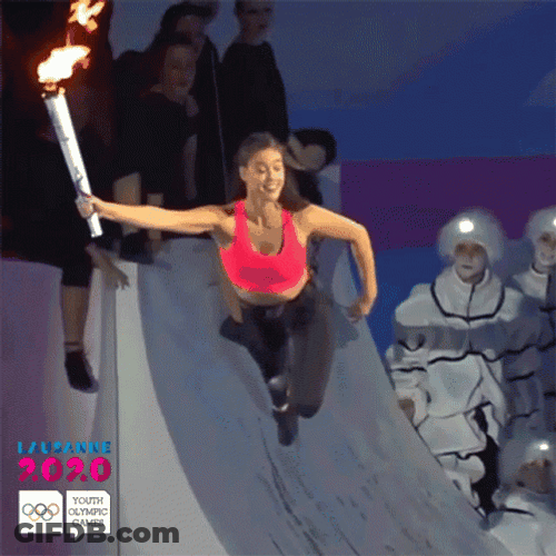 Olympic Torch Emi Vauthey GIF