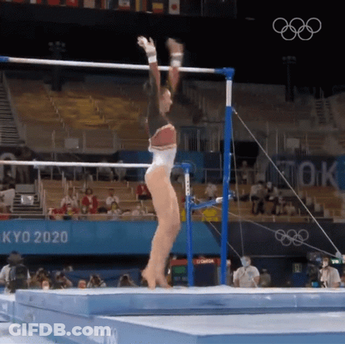 Olympics Catch The Bar Aliya Mustafina GIF