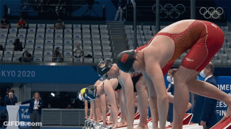 Olympics East Grand Rapid Swimmer GIF