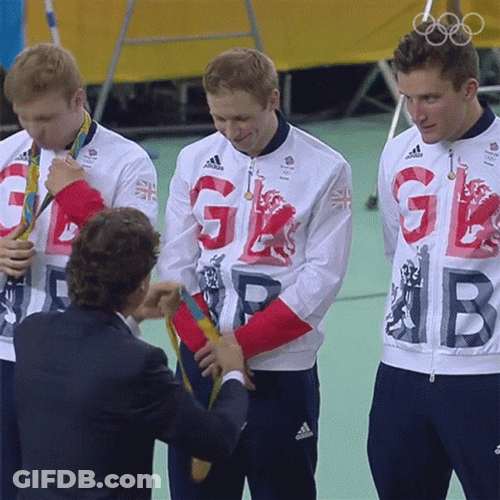 Olympics Gold Medal Team Britain GIF