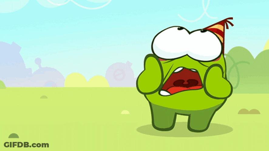 Om Nom It's Too Bad GIF