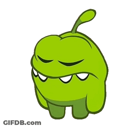 Om Nom Taking A Bow GIF