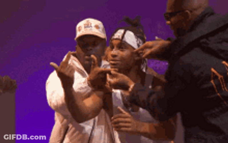 Omarion Posing For A Picture GIF