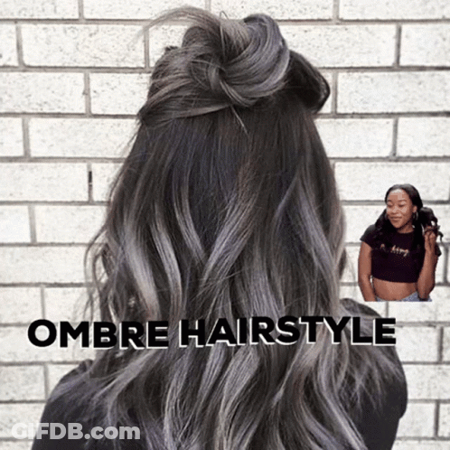 Ombre Hairstyle Hair GIF