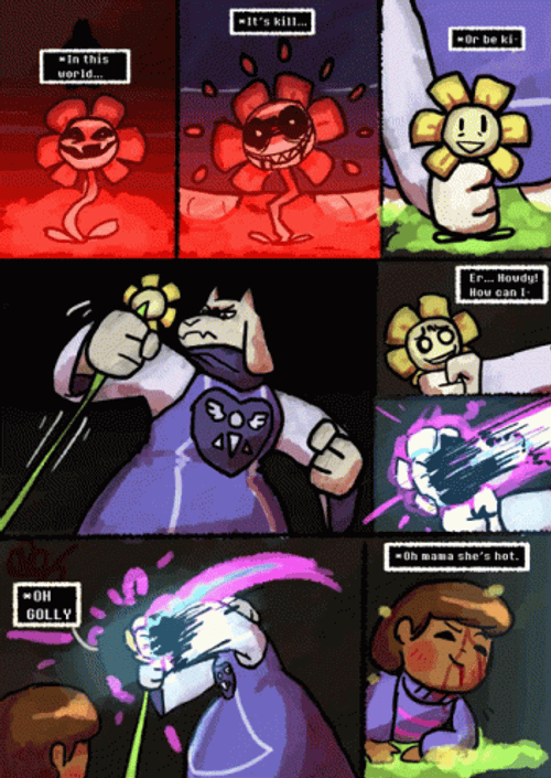 Omega Flowey Image Compilation GIF