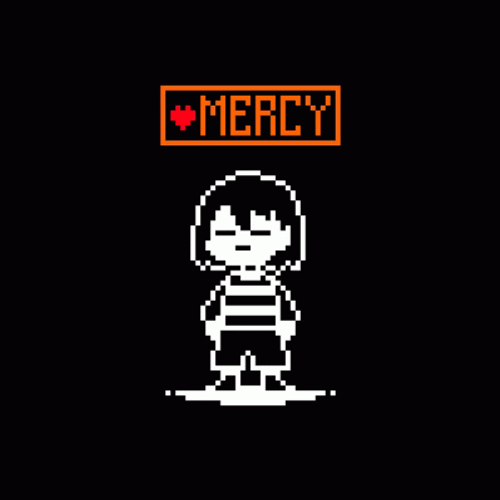 Omega Flowey Mercy Knocked Down GIF