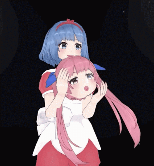 Omega Sisters Water Gun In Mouth GIF