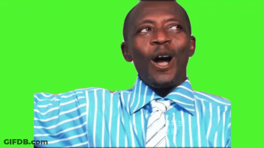 OMG Black Guy Meme Green Wall GIF
