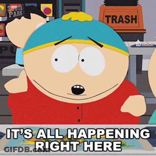 Omg Its Happening South Park Eric Cartman GIF