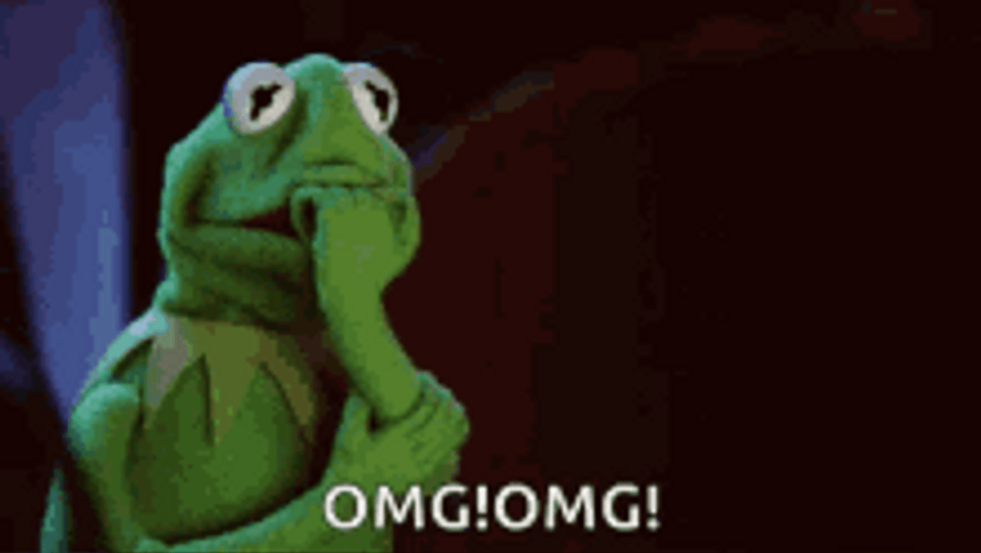 Omg Kermit The Frog GIF