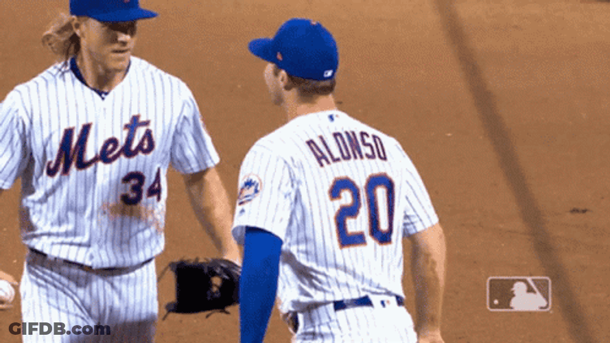 Omg Mets Pete Alonso Chest Bump GIF