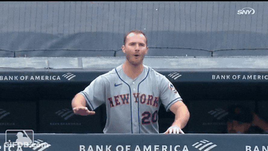 Omg New York Mets Cheering Teammates GIF