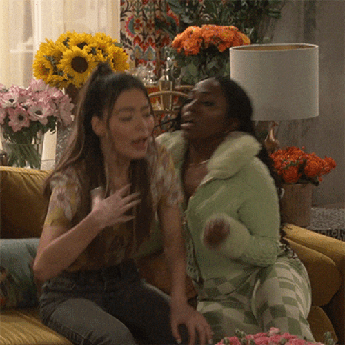 Omg Panicking Lady Astounded Meme GIF