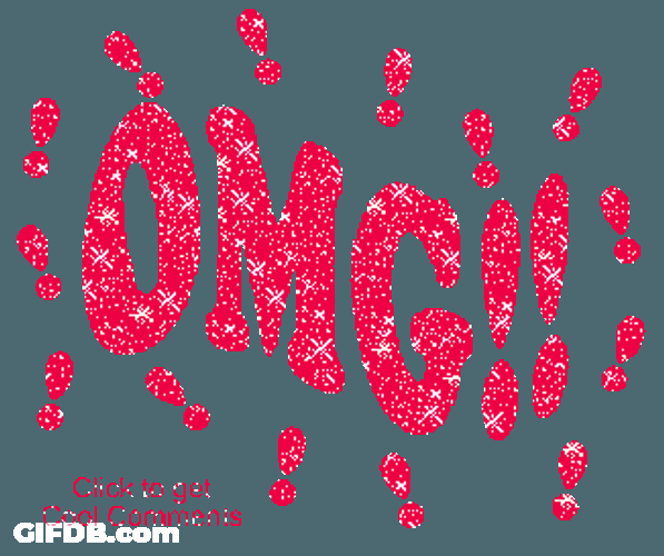 Omg Pink Sparkle Text GIF