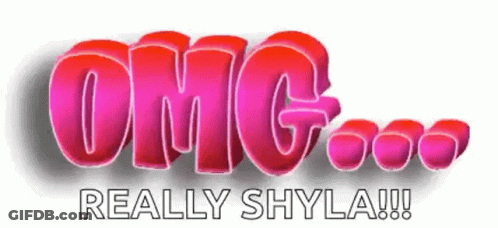 OMG Really Shyla Logo GIF