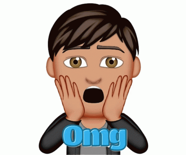 Omg Shocked Boy Avatar GIF